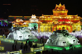 صور رائعة من مهرجان الجليد السنوي في الصين
