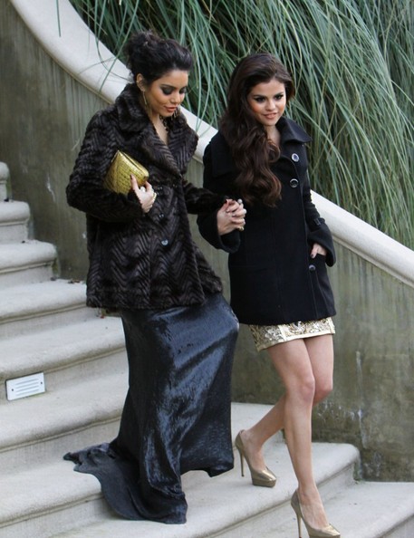Selena Gomez & Vanessa Hudgens Head To The Golden Globes