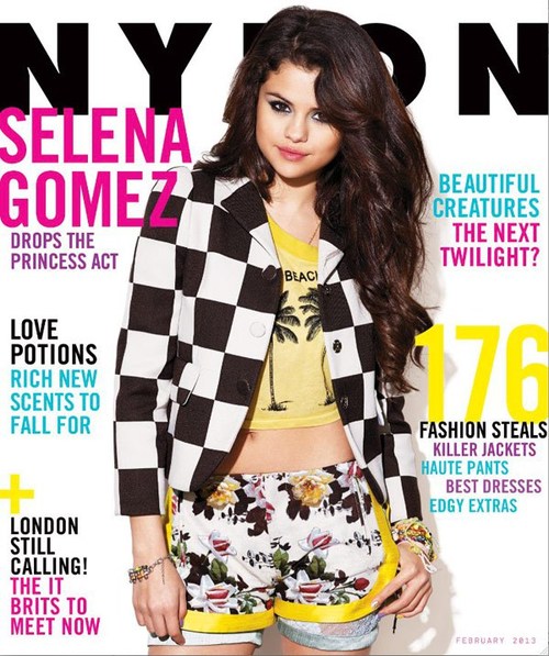 صور سيلينا غوميز على غلاف مجلة نايلون 2013 - Selena Gomez Nylon Magazine