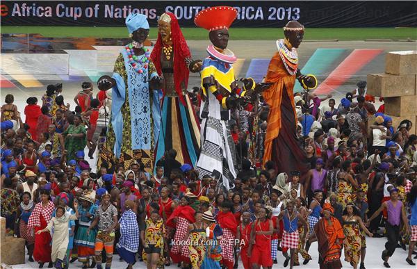 صور حفل افتتاح كأس الأمم الأفريقية 2013 - بالصور حفل افتتاح بسيط لكأس الأمم الأفريقية بجنوب افريقيا