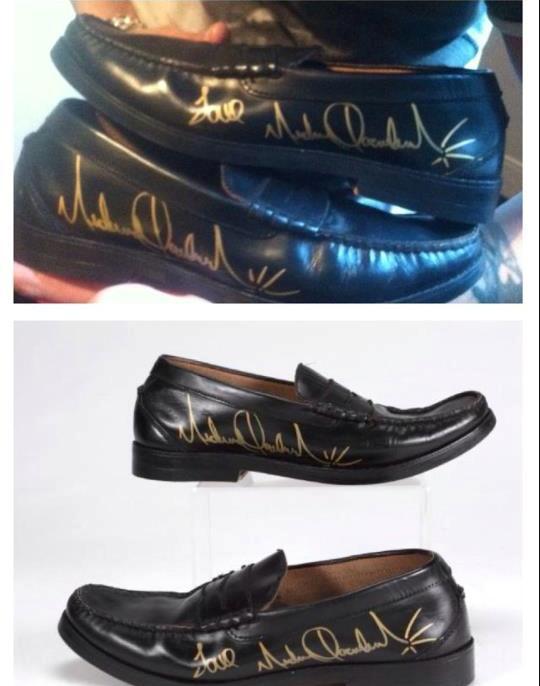 بالصور حذاء مايكل جاكسون يثير بلبلة في فيلادلفيا