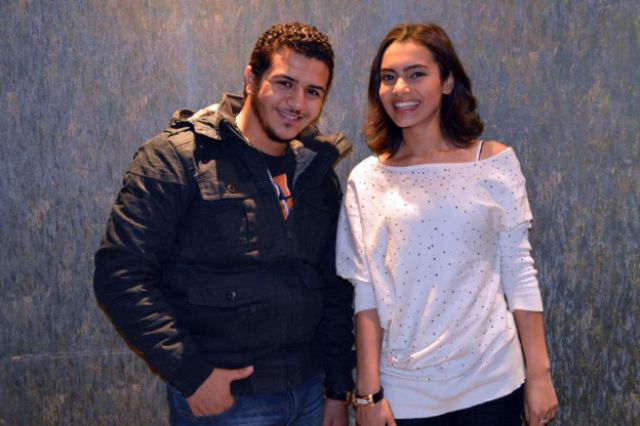 بالصور كواليس تسجيل تريو نجوم Arab idol الموسم الاول
