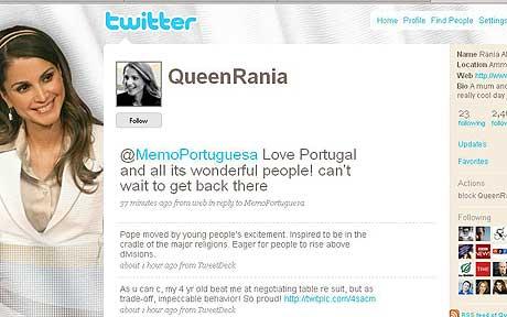 بالصور الملكة رانيا رابع أكثر شخصية سياسية في العالم على تويتر