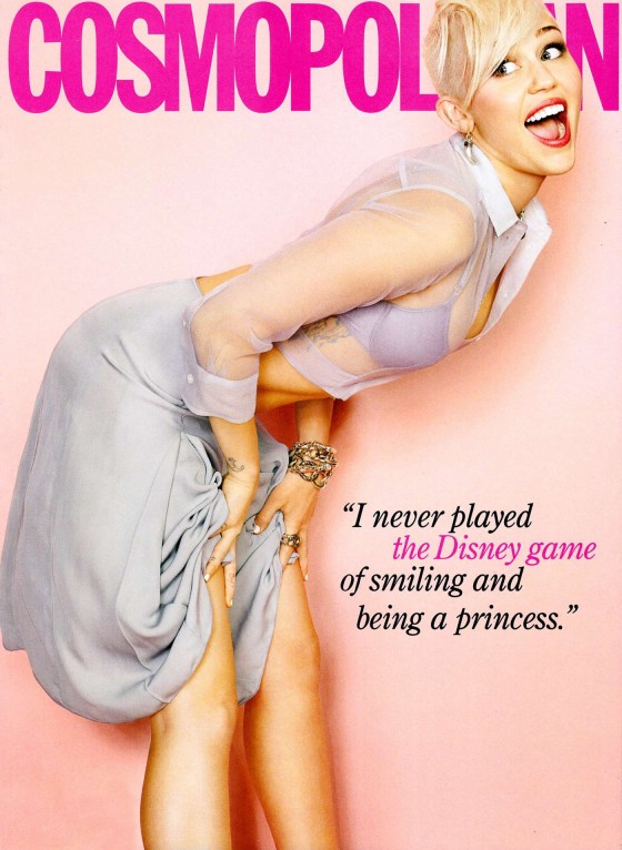 صور مايلي سايروس على غلاف مجلة cosmopolitan - صور مايلي سايروس 2013