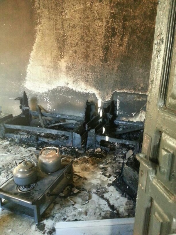 أسباب حريق مدرسة ابن عاصم المتوسطه بحي النسيم اليوم 23-3-1434 في الرياض
