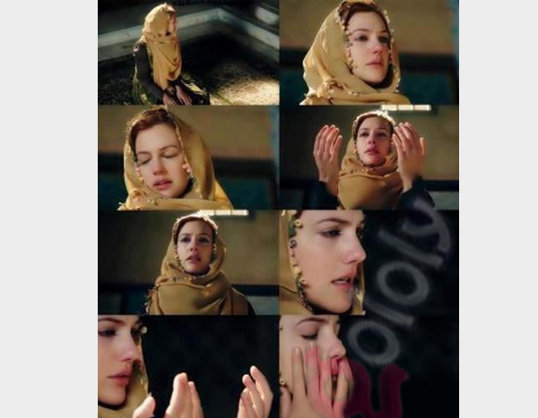 صور مريم أوزرلي السلطانة هيام وهى ترتدى الحجاب