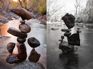 شاهدوا فن موازنة الصخور والحجارة