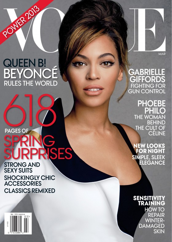 صور بيونسيه على غلاف مجلة Vogue الامريكية 2013