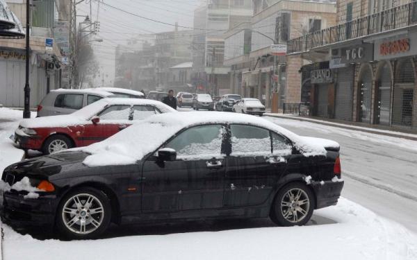 بالصور لبنان يتلألأ بثوبه الأبيض - صور الثلج في لبنان 2013