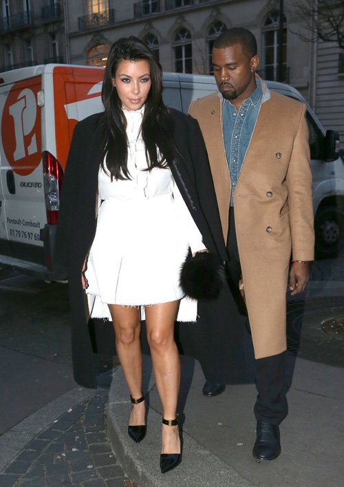 Kim Kardashian & Kanye West Stephane Rolland Showroom