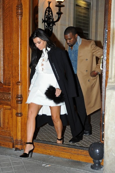 Kim Kardashian & Kanye West Stephane Rolland Showroom