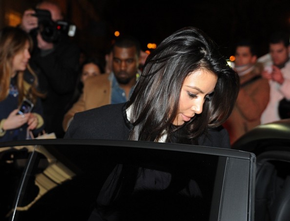 Kim Kardashian & Kanye West: Stephane Rolland Showroom