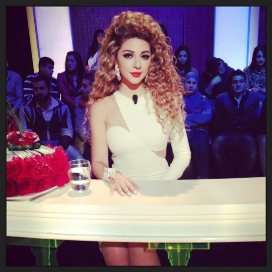 صور ميريام فارس على قناة MTV في عيد الحب 2013