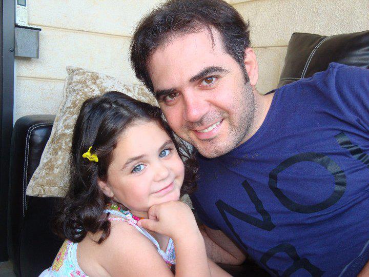بالصورة وائل جسار مع ابنتة 2013