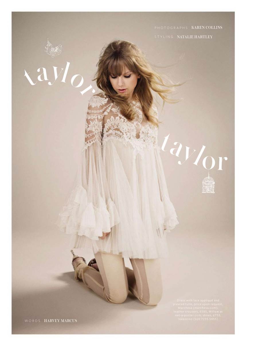 صور تايلور سويفت مجلة إينستل UK أبريل 2013 - Taylor Swift InStyle UK April 2013