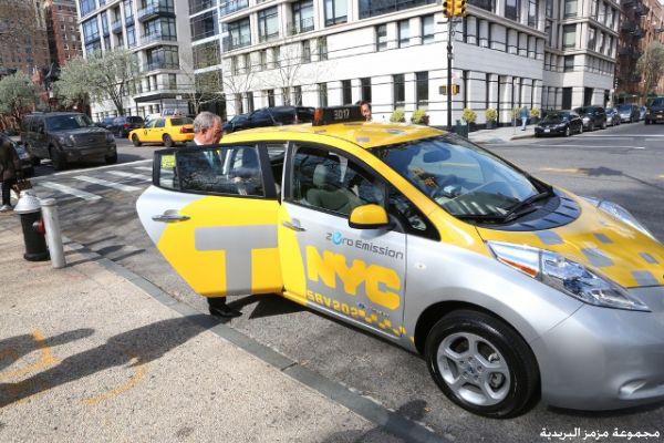 صور أول سيارة أجرة كهربائية بالكامل في نيويورك