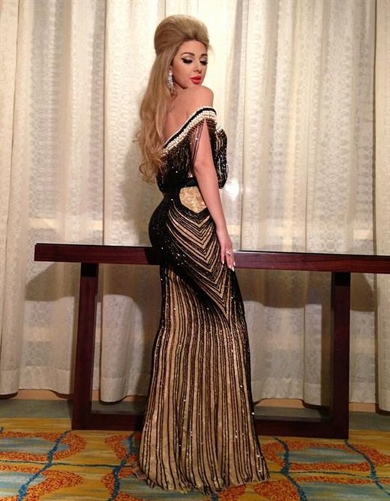 صور ميريام فارس بفستان جميل في حفل خاص في الكويت