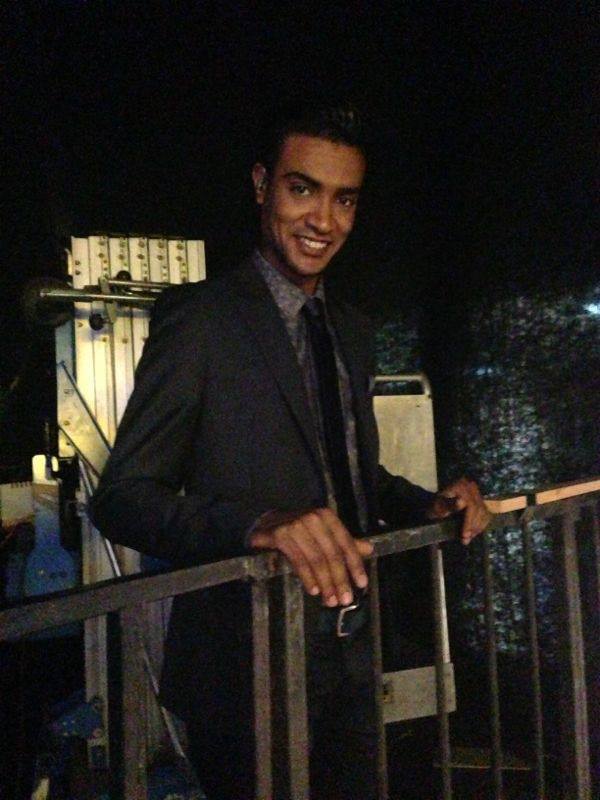 صور ابراهيم الليبي قبل الصعود على مسرح اكس فاكتور في الحلقة 27