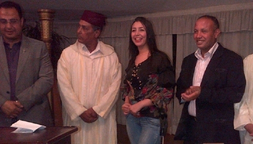 صور جنات تحتفل مع الصحافة المغربية بألبومها الجديد حب جامد 2013