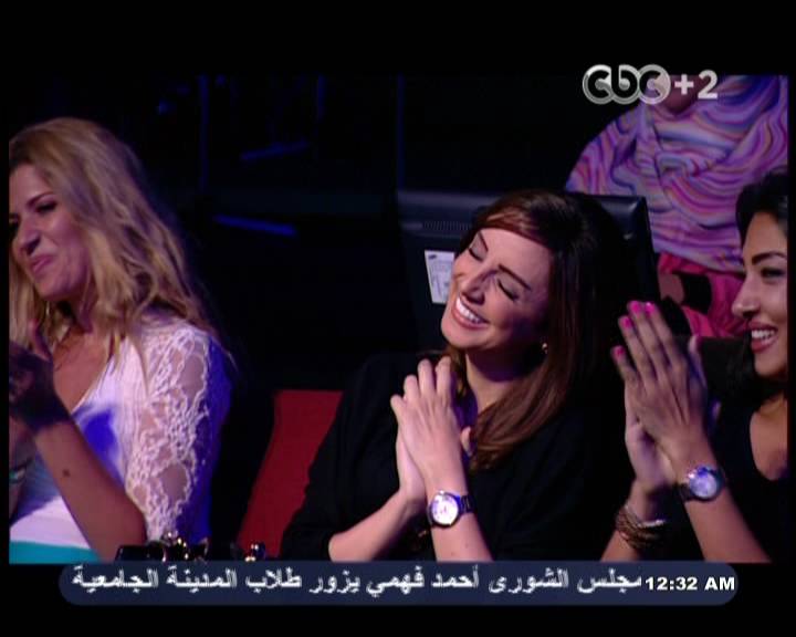 صور انغام في برنامج باسم يوسف 2013