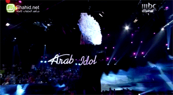 صور متحركة لسلمى رشيد بين السما والارض في الحلقة 21 من برنامج عرب ايدول 2