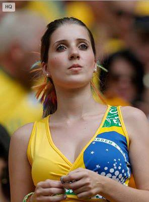 صور مشجعات كاس القارات 2013 في البرازيل