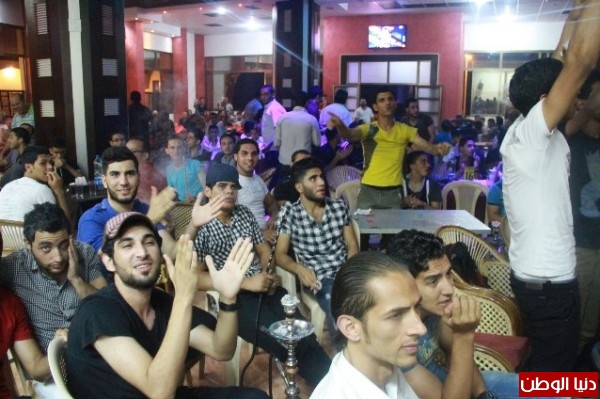 صور احتفالات اهالي مدينة غزة بمناسبة فوز محمد عساف 2013