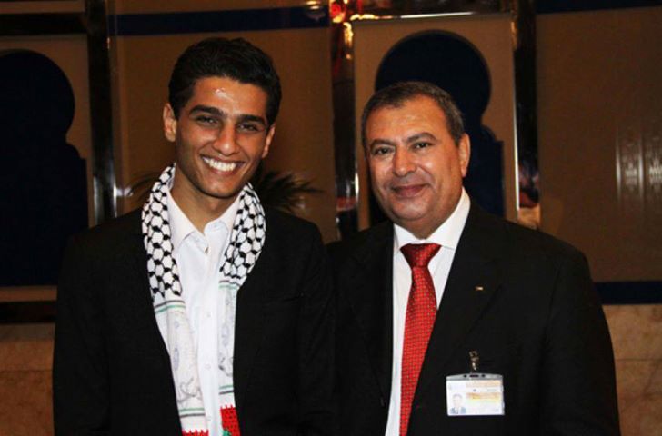 صور محمد عساف مع القنصل الفلسطيني في دبي