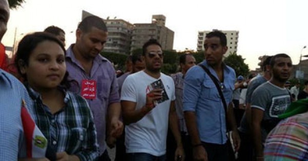 صور الفنانين في مظاهرات 30 يونيو في مصر 2013