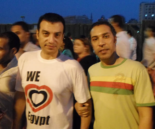 صور مشاهير الفن في ميدان التحرير 30 يونيو