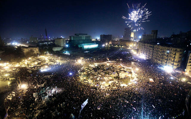 صور الاحتفالات في ميدان التحرير بمناسبة نجاح ثورة 30 يونيو