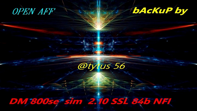 DM 800 se sim 2.10 SSL 84b  nfi  backup by tytus 56