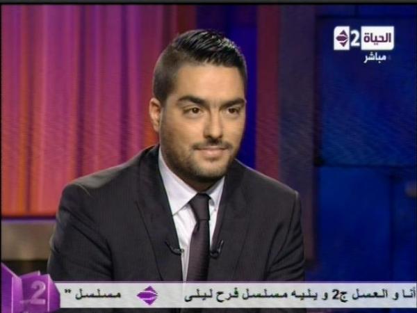 صور حسن الشافعي في برنامج أنا والعسل 2013