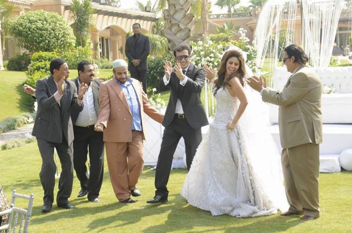 صور حفل زفاف مصطفى شعبان ومي سليم في مسلسل مزاج الخير 2013