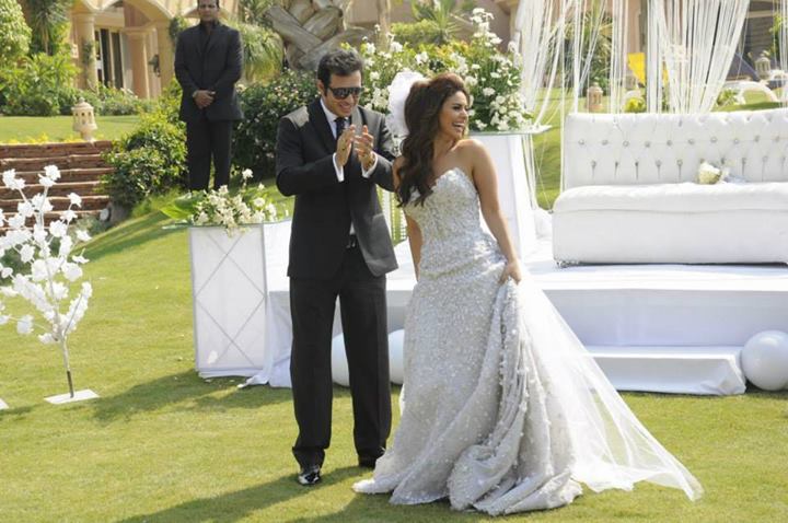 صور حفل زفاف مصطفى شعبان ومي سليم في مسلسل مزاج الخير 2013
