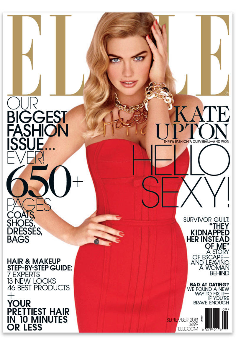 صور كيت ابتون على غلاف مجلة elle الامريكية سبتمبر 2013