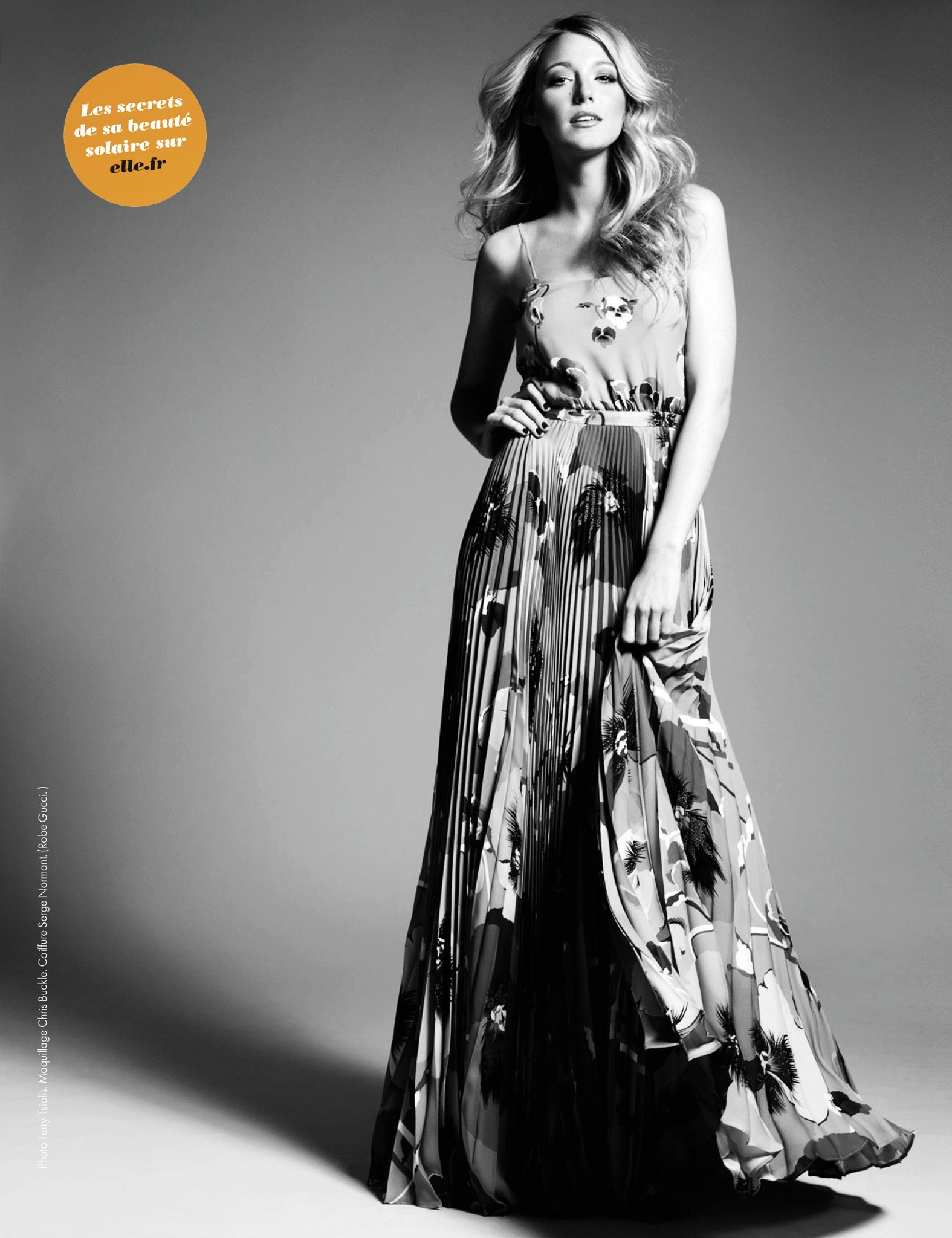 صور بليك ليفلي على غلاف مجلة elle فرنسا سبتمبر 2013