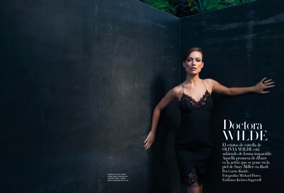 صور أوليفيا وايلد على غلاف مجلة هاربر بازار أسبانيا سبتمبر 2013
