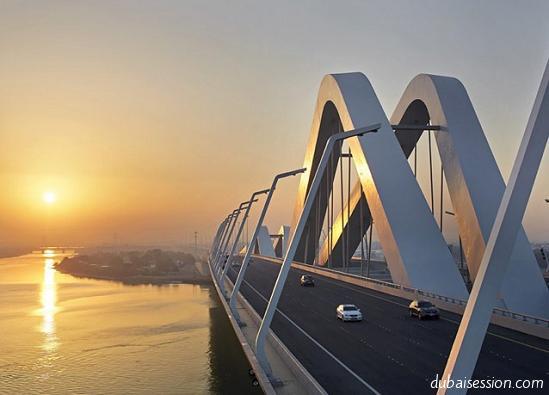 صور جسر الشيخ زايد في ابو ظبي