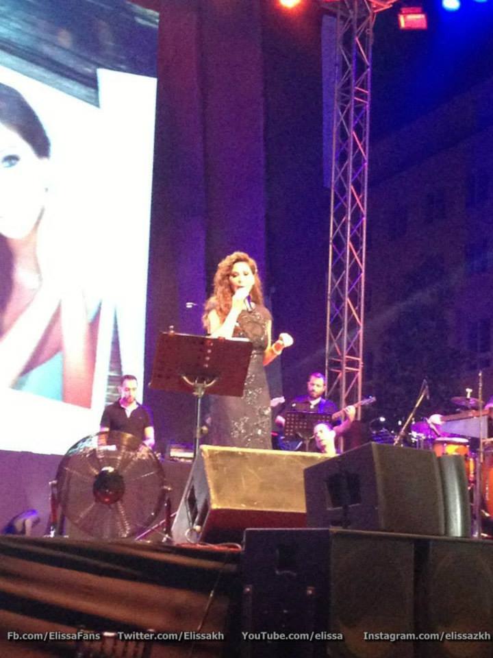 صور اليسا في حفل سوق بيروت 2013