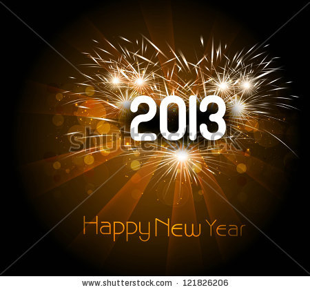 أجدد خلفيات العام الجديد 2013 - Happy new year 2013
