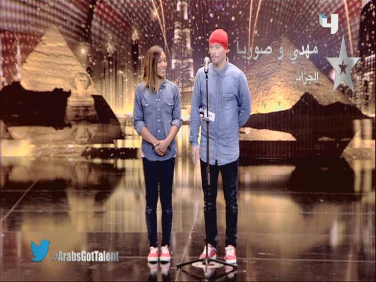 صور مهدي و صوريا في برنامج Arabs Got Talent