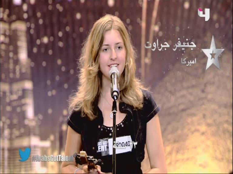 صور جينفر جراوت مشتركة برنامج Arabs Got Talent