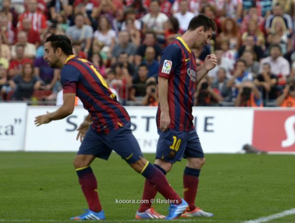 ملخص ونتيجة مباراة برشلونة وألميريا في الدوري الاسباني السبت 28-9-2013