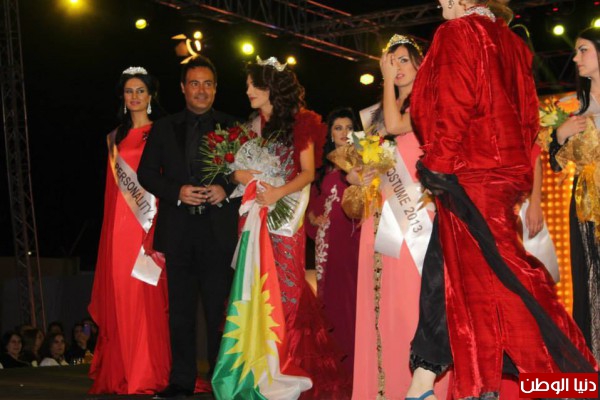 صور تتويج ملكة جمال كردستان العراق 2013 - صور ملكة جمال كردستان العراق 2013