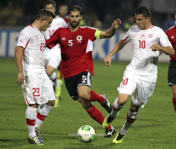 ملخص - نتيجة مباراة سويسرا وألبانيا اليوم السبت 11-10-2013