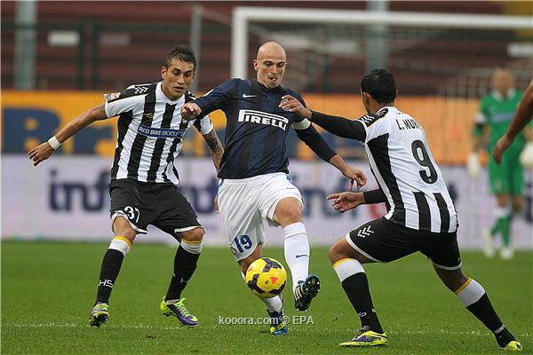 نتيجة مباراة إنتر ميلان وأودينيزي في الدوري الإيطالي اليوم الاحد 3-11-2013