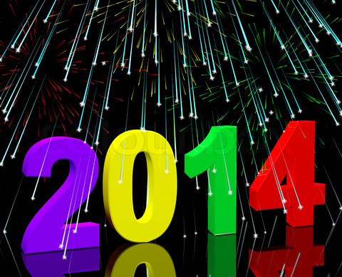 صور بطاقات معايدة العام الميلادي الجديد 2014