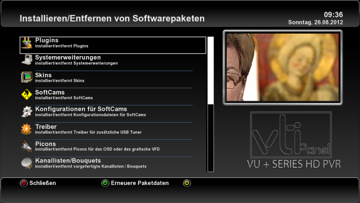 New VTI - v 4.2.0 HBBTV DUO Vu+ Team Image
