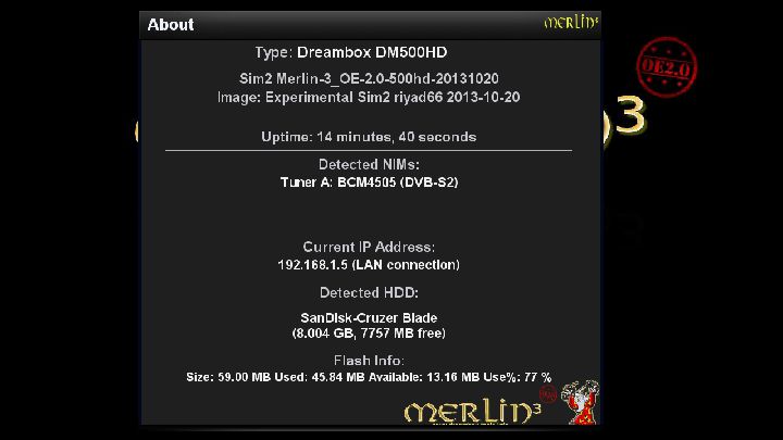 Sim2 Merlin-3 OE-2.0 dm500hd 2013-10-20 riyad66-84D